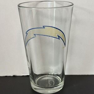 NFL San Diego Chargers Logo / Bud light Tumbler Beer American Pint Glass 16oz